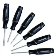 Husky Precision Screwdriver Durable Set (6-Piece)
