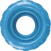 KONG - Puppy Tires - Soft Rubber Chew Toy and Treat Dispenser (Assorted Colours)