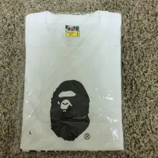 A BATHING APE   2018年 新年福袋 基本款T恤 短T 短袖 上衣 猿人頭  BAPE 潮牌 白T 潮T