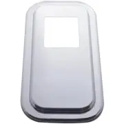 SS Shift Plate Cover, 3 15/16 Inch Shifter Hole For Peterbilt
