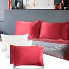 100% Home Washed Silk Satin Pillowcase Fitted Sheet Thread Count Soft Super King