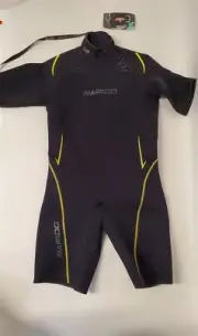 Rapido Boutique Men's Equator Flex Stretch Neoprene Short 2mm Wetsuit, Large NEW
