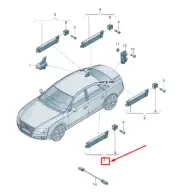AUDI A8 4H Left Upper Antenna Amplifier 4H0035225L NEW GENUINE