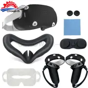 10PCS Silicone Accessories Set for Oculus Quest 2 VR Face Controller Grip Covers