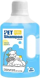 Pet Shower Gel - Deodorizing Shampoo for Cats & Dogs, 500ml Kitten Body Wash | Puppy Care Supplies for Hair Cleaning, Removing Dirt & Oil, Pet Shampoo for Sensitive Skin