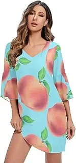 [RPLIFE] Rubber Ducks Short Chiffon Dress Printed Dress Line Maternity Dress