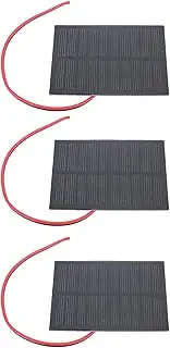 2W Monocrystalline Solar Cell Kit with Cable, Ideal for DIY Science Projects, LED Lights, and Charging Phones, Solar Charger, Portable Charger, Solar Battery Charger