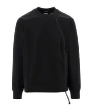 The Metropolis Series zippered-detail sweatshirt L Black