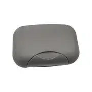 Champagne Grey Portable Travel Soap Box Waterproof Seal Leakproof Soap Holder with Lockable Lid Durable Compact Stylish Storage for Soa