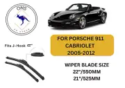 WIPER BLADES FOR Porsche 911 2005 - 2012 (997) Cabriolet (for: Porsche)