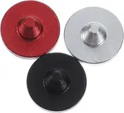 TINEASUR 3pcs Shutter Release Button for Camera Soft Metal Concave Shutter Aluminum Alloy Accessory