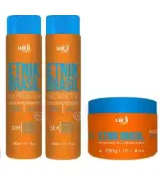 Etnik Brasil Moisturizing Reconstructor Repairing Assets Kit 3x300 - Widi Care