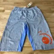 Nike Yoga Boys Training Shorts 12" Inseam Size XL Big Boys Blue Pockets