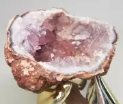 PINK AMETHYST - AUTHENTIC GEODE NATURAL CRYSTAL MINERAL ARGENTINA -84g