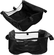 Totority Stroller Storage Bin Pram Bottom Basket Mesh Bag for Car Multifunctional Organizer for Outings
