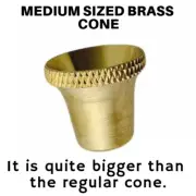 Medium Bonza Bucket Brass Cone Piece