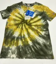 24A21 Champion CEM658 Reverse Weave XS Green Tye Dye