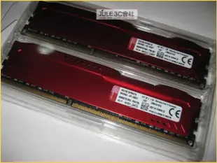 JULE 3C會社-金士頓 HyperX FURY DDR3 1866 8G X2 共 16GB 炫目紅/雙面 記憶體