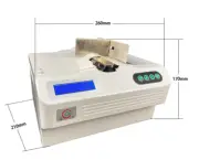 Automatic Banknote Strapping Binding Machine Cash Bill Cards Bundle Machine 110V