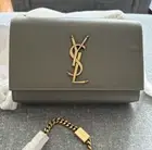 YSL Yves Saint Laurent Kate Medium Crossbody Bag in Grained Leather NWT & COA