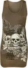 Halloween Forever Young Skull Racer Back Sleeveless Women Ladies Vest Top