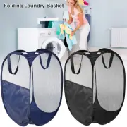 Folding Laundry Basket 75L Collapsible Washing Basket Pop Up Mesh Laundry CaweU
