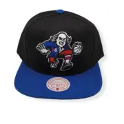 Mitchell & Ness Philadelphia 76ers Core Basic Black/Blue Adjustable Snapback