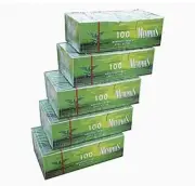 500x Memphis Premium Menthol Filter Tubes King Size Cork Green High Quality fas