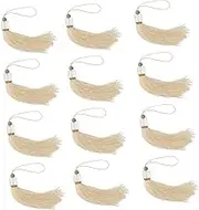 Beatifufu 20pcs DIY Tassel Charm Elegant Home Curtain Decoration Delicate Tassel Key