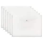6PK Marbig PP Doculope A3 File Document Wallet Office Paper Filing Envelope Clr
