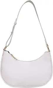 [Aebecede] Small Crescent Shoulder Bags for Women, Cute Handbag Mini Clutch Purse Underarm