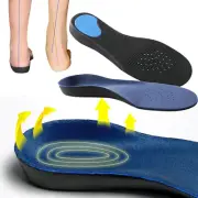 Memory Foam Insoles Inner Sole Heel Unisex Arch Boot Flat Feet Back Pain Support