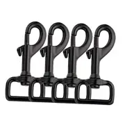 Swivel Clips Snap Hooks Black Heavy Duty Dog Leash Clips Dog Leash Clasp Dog