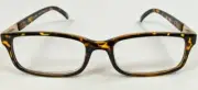 Foster Grant Reading Glasses Mens Tortoise Frame Boston Readers +1.25 or +1.75