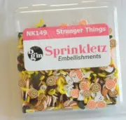 Stranger Things ~ Sprinkletz / Shaker Cards & Crafts / Ghosts ~ Moons ~ Bats