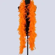 Colorful Feather Boas 6.6ft Feather Boa for Women for Flapper Girl Kings Day Orange Carnival Dancing Wedding Party Halloween