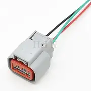 BIZOCA 3 Pin HN036-03027 Waterproof Auto Wire Harness Connector Car Headlight Oxygen Sensor Plug HN032-03020 For Hyundai Kia(MULTI)
