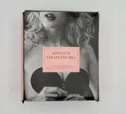 umooie Sticky Bra Invisible Lift Up Adhesive Bra Backless/Strapless - Size D
