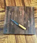 Walnut Cutting Board - Handmade - 14" x 14" x 1.75" - Custom Knife Included