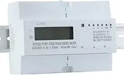 HAODEE 3 Phase Din Rail Tuya 50/60Hz 3 * 120V 3 * 220V 3 * 230V WiFi Smart Energy Meter Timer Power Consumption Monitor kWh Wattmeter