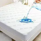 Waterproof Mattress Protector Bamboo Microfiber Fitted Bed Cover Deep Pocket New