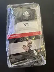 adidas WT Approved Taekwondo Gloves Fighter Sparring Mitts Mens Adults White