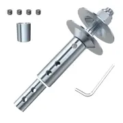 Neeki Bench Grinder Motor Shaft Extension for Polishing, 1/2" and 5/8" Motor