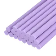 30pcs Mini Hot Glue Gun Sticks 4" x 0.28" for Glue Gun, Bright Purple