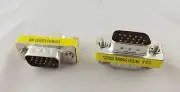 10pcs VGA/SVGA 15 Pin DB15 Male To Male D-SUB 3 Rows Mini Gender Changer Adapter