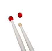 Vic Firth Universal Marching Practice Tips Rubber Drumstick Accessories Red