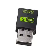 100PC 2in1 AC600 600Mbps 2.4G 5GMini USB WiFi Wireless + Bluetooth 5.0 Adapte1B
