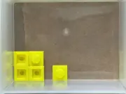 LEGO Parts - Neon Yellow Plate 1 x 1 - No 3024 - QTY 5