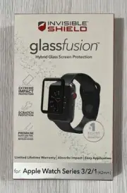 ZAGG Glassfusion Hybrid Glass Screen Protector for Apple Watch 3/2/1 (42mm)