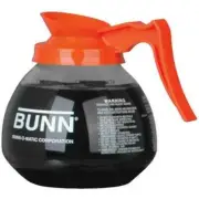 Coffee Pot Decanter BUNN 64oz Decaf COFFEE POT Orange 42401.0101 Regular GLass